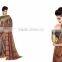Impressive Cream Bhagalpuri Silk Saree/best designer sarees online shopping