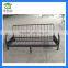 metal iron bed as the sofa day bed