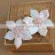 MYLOVE beautiful white flowers hairpins fairy hair accessory handmade