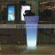 Top Sell High Quality Decorative Lights Multicolored plastic led vase light