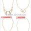 Wholesale hot selling women fashion gold alloy necklace