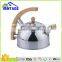 2.5L color coating tea whistling kettle induction stainless steel coffee kettle