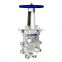 China made low price high quality manual 12 inch stainless steel knife gate valve