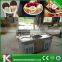 Hot Sale Single Pan Computer Panel Commercial Thai Fried Ice Cream Roll Machine with Fish Waffle/ CE
