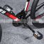 2PCS Ultralight Bike Bicycle Pedals MTB Aluminum Alloy Bearing Non-slip Folding Black Pedals Bike Accessories Parts