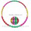 factory wholesale 8sections Removable pulley massage body building hula hoop