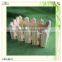 Unfinished Rectangle Garden Decorating Wooden Fence Flower Crate