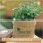 Hydroponic plant jute fabric eco-friendly grow bags