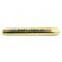 Custom Logo Gold Plated Cigar Tube, Exquisite Metal Cigar Tube