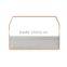 Multifunctional metal rack 3 compartments divided rectangle concrete container