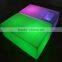 LED furniture hot sale remote control illuminated portable high tables and bar stools for garden
