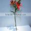 Home garden creepers decoration 110cm Height artificial pink 2 flowers 2 bud Lily making EBHH04 2211