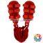 Fahion Designs Baby Shoes Red Leather Bandage Shoes Summer Baby Sandals