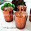 color mason jars Custom Set 3 laser cut glass candle holders