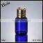 2017 hot new products cosmetic beard oil lotion 75ml blue round shoulder pet plastic shampoo bottle packaging disc top cap