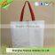 Promotional new model tote recyclable shopping cotton bag without logo printing