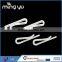 R shaped plastic shirt clip for garment accessory