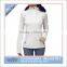 popular women sports fitness wear yoga jacket with reflective zipper