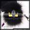 CX-R-48D Long Hair Fashion Cheap Genuine Raccoon Fur Keyring