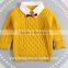 Latest new design baby boy cashmere knitted sweater