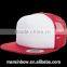 Two Tone Foam Trucker Cap High Profile Mesh Back Trucker Hats 5 Panel Hat Classic Snapback Cap Wholesale Blank Trucker Hats