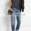 Deeply v neck blank raglan t shirt wholesale