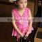 COOL KID ZONE 2016 summer children girl print V neck chiffon short sleeveless dresses design girl dress