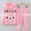 Kids clothes sets, spring autumn clothing, China supplier clothing,casual fashion Korea design children's clothing sets