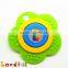 EN71 Approved Rattle Teething Toy Flower Teether Baby Necklace Pandent