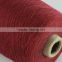HIGH grade ne12s recycled dyed poly cotton knitting sock yarn for weaving