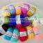 Colored Cotton Balls for Hand Knitting Wholesales