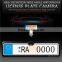 European Official License Plate Frame Parking Distance Line Backup Car Camera