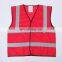 CNSS Red 100% high visibility reflective safety vest