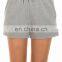 Summer 2015 Newest Fashion Design Light Denim Crochet Distress Hot Shorts For Women