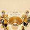 Plastic Made Gold painting champagne sipper For Moet&Chandon
