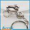 Promotional Acrylic Plastic Key Chain Blank Metal Leather Carabiner Keyring Round Carabiner