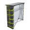 Rortable Aluminum Pop Up Booth Folding Wooden Steel Board Promotion Counter Table Design For Advertising Display
