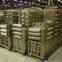 Welding galvanized nestable wire mesh steel rolltainer