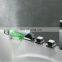 Bathroom Waterfall Bathtub Faucet Set LED Tub Filler with Handheld Shower