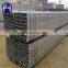 Hollow Section ! Galvanized Square Tube Sign Post 10x20 Pregalvanized Rectangular Steel Pipe With CE Certificate