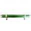 High voltage metal glazed film section resistor