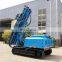 Small solar hydraulic static pile driver Japan helical pile driver