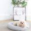 PP foam polyester sofa wholesale pet small round dog bed