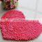 Heart-shaped Washable Microfiber Chenille Rug