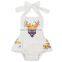One Piece Jumpsuit For Toddler Baby Triple Ruffle Romper Skull Print Playsuit