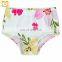 Little Girls Posh Flower Sleeveless Tops+ Pants Bathing Suits Two Piece Baby Girl Swimwear Swimsuit