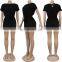 Fall Summer Casual Sports Jumpsuit Women O Neck Short Sleeve Drawstring Pockets Rompers Sexy Street Club One Piece Outfits