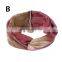 Women tie-dye Headband Girls Female Exercise Turban Headwear Bohemia Hairband 4Colors