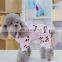 Panda patterns fleece four-legged plush poodle dog fleece clothes