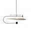 China led ceiling light fixture contemporary pendant lamp